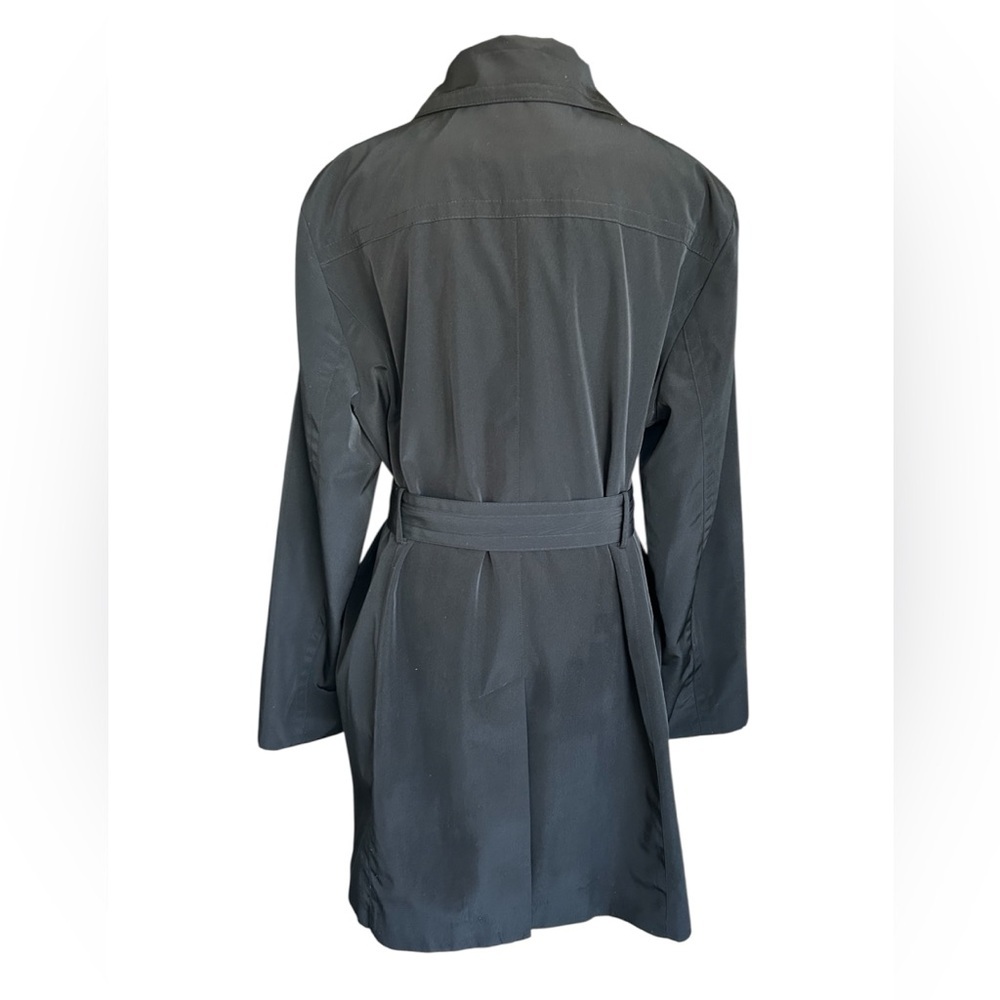 FOG By London Fog Women’s Button up Short Trench Coat Large - Picture 2 of 9